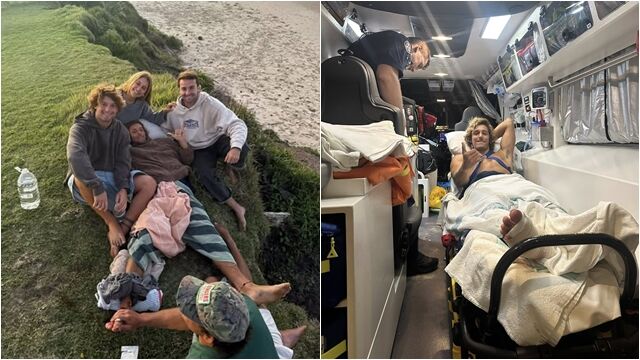 逃出鯊魚血口!衝浪客遭拖入海中 2秒回神「狂踹猛踢」逼鬆口