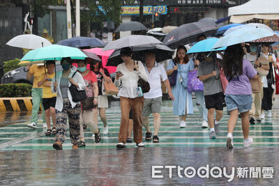 快訊／大雷雨炸台南　警戒區域曝