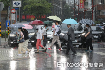 今午後雷雨炸大台北 降雨熱區一圖看
