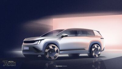 Skoda「全新旗艦7人座電動休旅」設計圖曝光！預告6／23全球首發