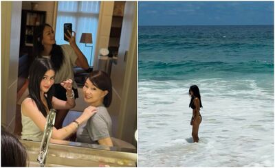 「最辣阿嬤」孫芸芸三代同堂曝光！71歲美魔媽狀態驚人
