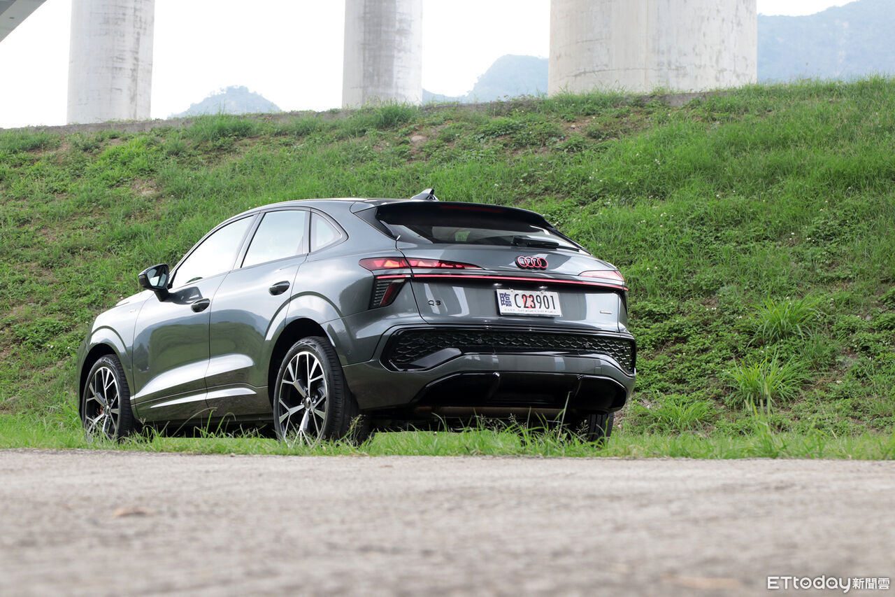 ▲Audi「Q3 Sportback斜背跑旅」試駕！完整Level 2駕駛輔助終於到位。（圖／記者張慶輝攝）
