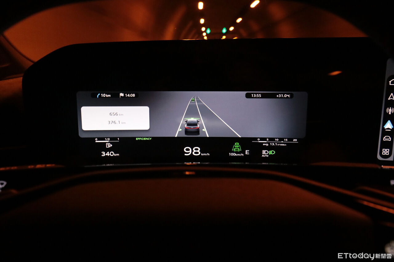▲Audi「Q3 Sportback斜背跑旅」試駕！完整Level 2駕駛輔助終於到位。（圖／記者張慶輝攝）
