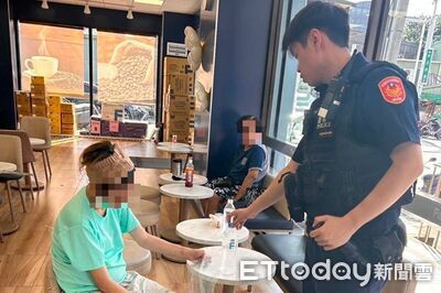 桃園婦疑中暑癱坐電信門市　暖警即時關懷助脫險