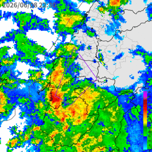 快訊／大雷雨深夜狂轟4縣市　嘉義升級淹水二級警戒