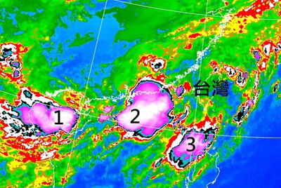 3個「紫色慢雲簇」現蹤　鄭明典曝對台影響