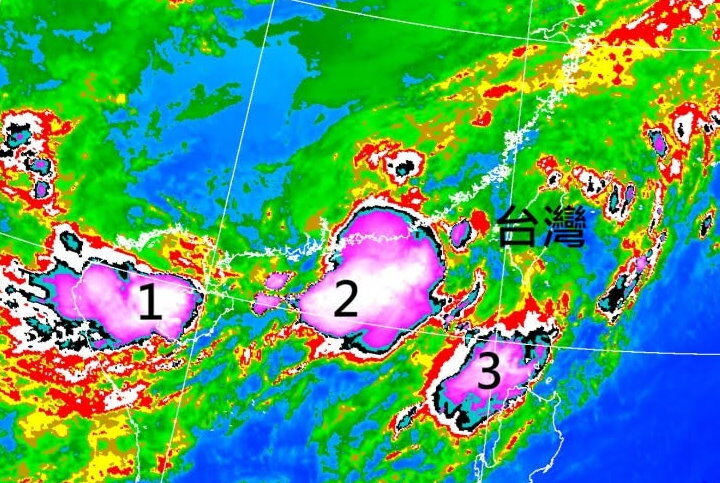 3個「紫色慢雲簇」現蹤 鄭明典曝對台影響