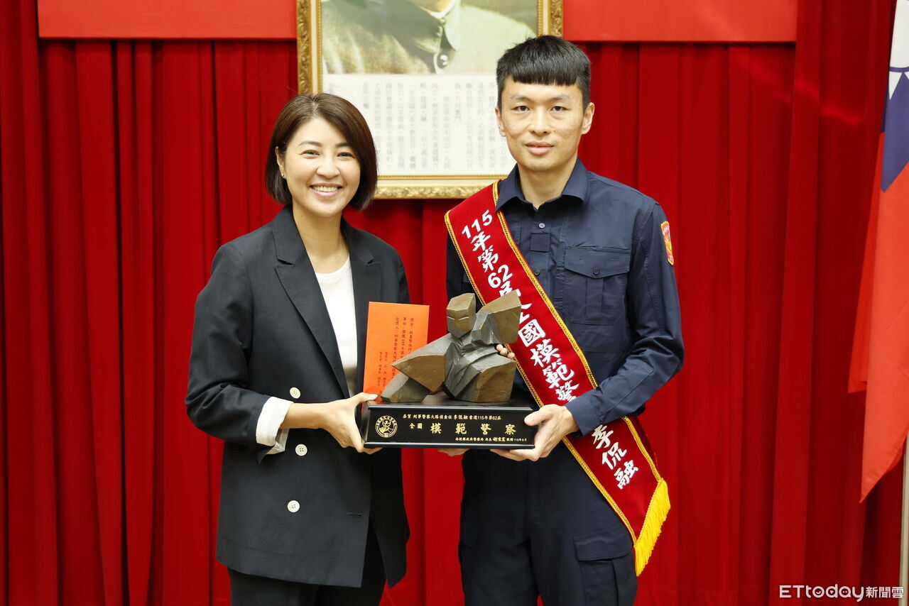 南投縣表揚績優員警 28歲科偵隊刑警獲全國模範警察