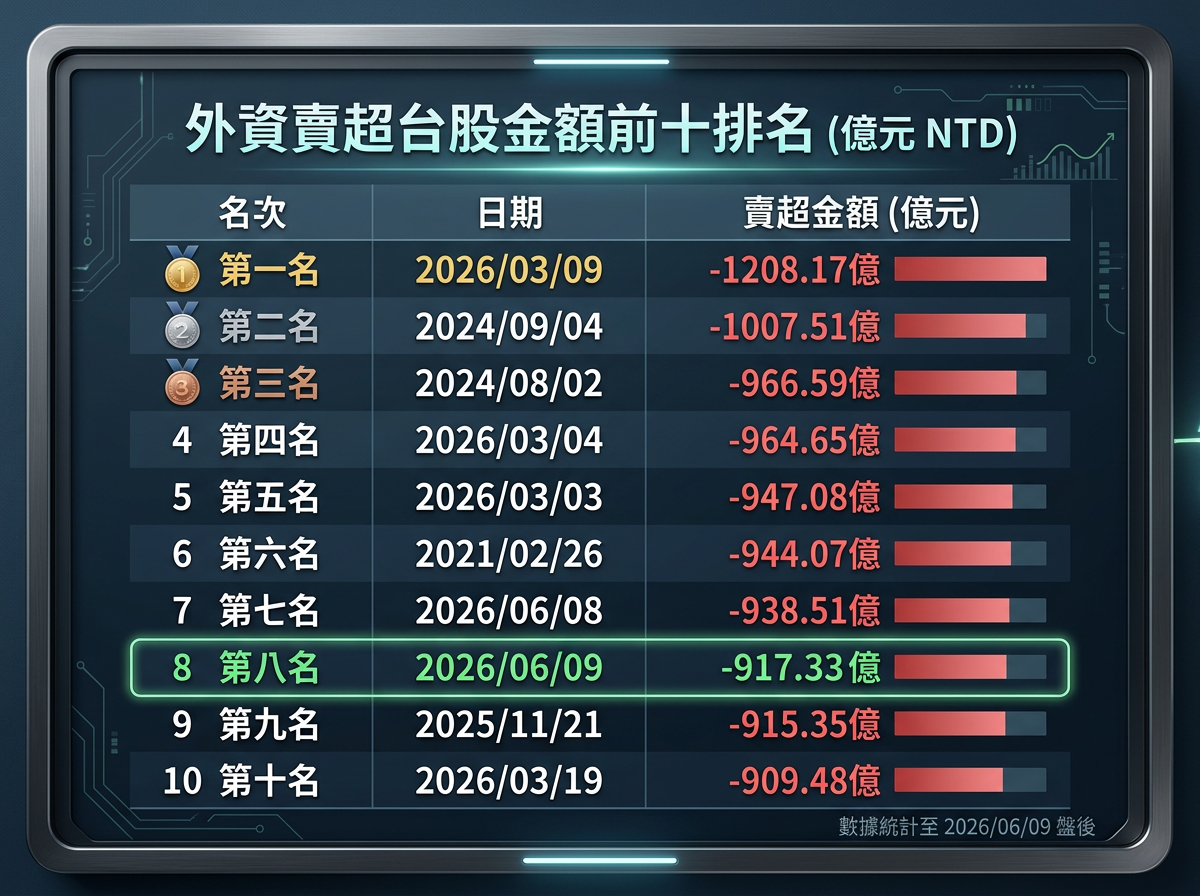▲▼外資買賣超台股。（AI協作圖／記者林潔禎製作，經編輯審核）