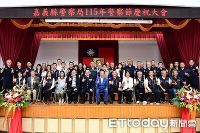 嘉義縣慶警察節!32位績優警員獲表揚