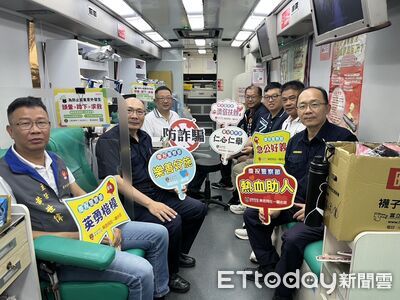 台南學甲警分局警察節辦捐血活動 警民熱血挽袖傳遞愛心