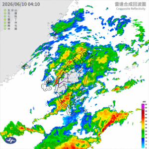 快訊／強對流！　大雷雨轟4縣市