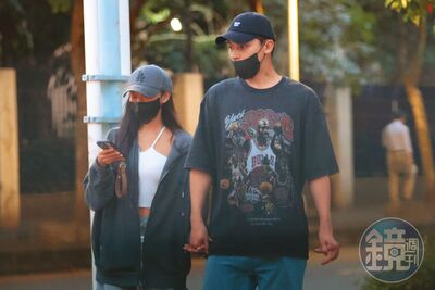 林襄、馬傑森牽手約會！十指緊扣過馬路超甜…拉下口罩不怕被認出