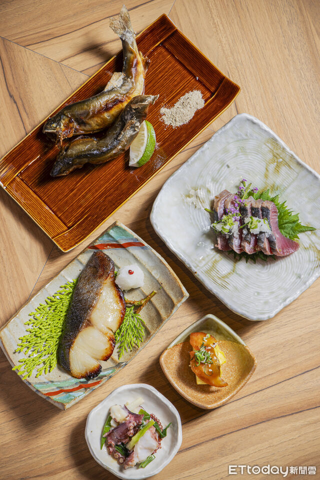 ▲欣葉日本料理全新概念店「彩膳楽亭」試營運　5道限定菜色亮相。（圖／欣葉提供）