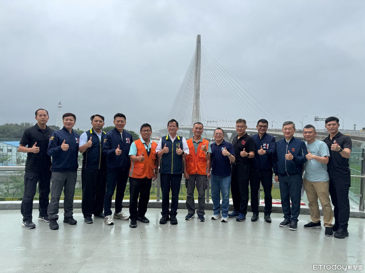新北消防局參訪淡江大橋管理中心 跨單位合作監控強化應變力