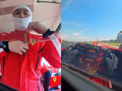 林志穎親駕F1法拉利！限動PO片「賽車手視角」貼地攻彎…飆速超狂
