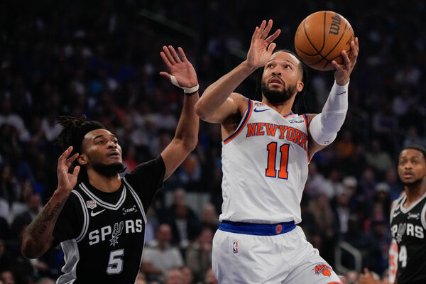 ▲紐約尼克後衛布朗森（Jalen Brunson）。（圖／達志影像／美聯社）