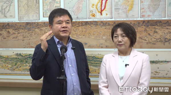 ▲▼民進黨團幹事長莊瑞雄、書記長范雲。（圖／記者陳煥丞攝）