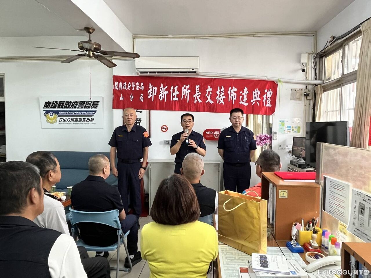 竹山分局2派出所新官上任 劉俊良、張闊利分任所長