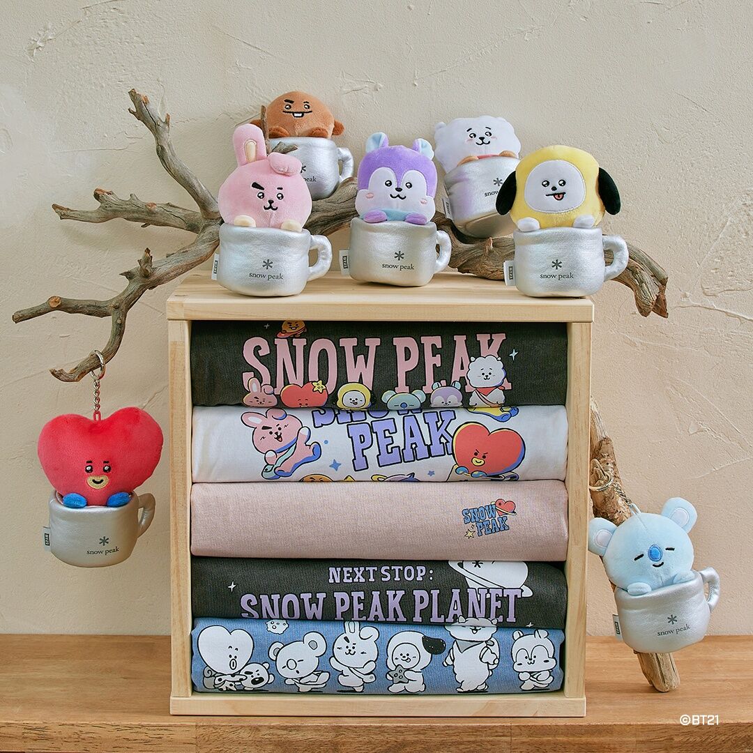 ▲SNOW PEAK I BT21」限定聯名系列。（圖／品牌提供）