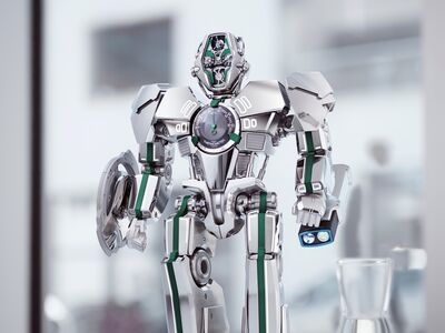 錶變機器人的頭、壁虎座鐘會擺尾　獨立製錶展驚喜連連