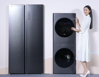 惠而浦新款「1級能效變頻對開冰箱」極窄邊大容量　冷凍空間比例高達39%