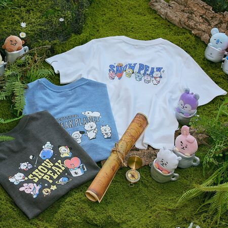 ▲SNOW PEAK I BT21」限定聯名系列。（圖／品牌提供）