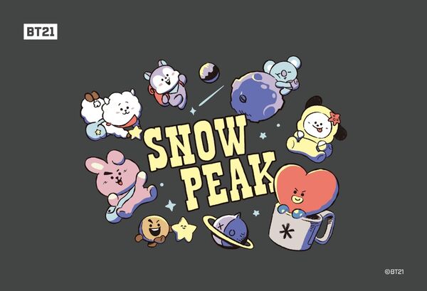 ▲SNOW PEAK I BT21」限定聯名系列。（圖／品牌提供）