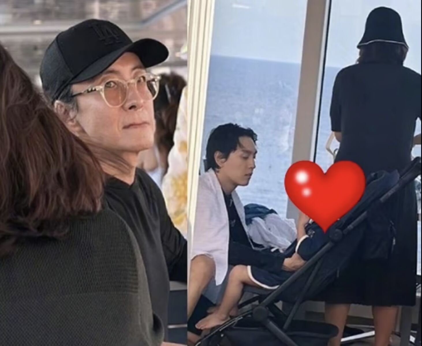 ▲▼53歲裴勇浚帶娃近照太震撼！零皺紋還是帥　韓網熱議：保養很好。（圖／翻攝自微博）