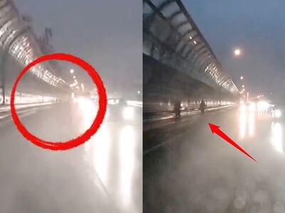 國1驚見慢跑3人組!離譜畫面曝 網友解密:外勞車禍落跑