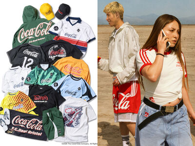 世足瘋Coca-Cola聯名！adidas復古紅白、日潮牌F.C.R.B.球衣外套都想收