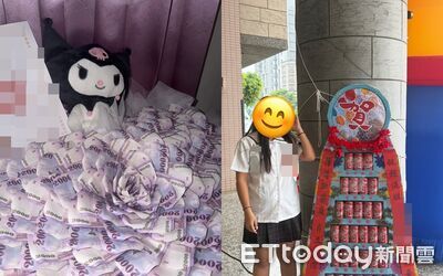 最狂畢業禮物！媽媽送「17.6萬鈔票花束」　女兒：最幸福的畢業生