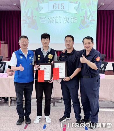 ▲台南市警佳里分局舉辦2026年警察節表揚模範警察活動，肯定15名員警優異表現。（記者林東良翻攝，下同）