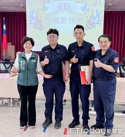 ▲台南市警佳里分局舉辦2026年警察節表揚模範警察活動，肯定15名員警優異表現。（記者林東良翻攝，下同）
