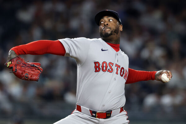 ▲紅襪終結者查普曼（Aroldis Chapman）。          （圖／達志影像／美聯社）