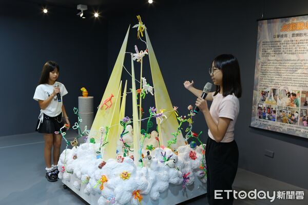 ▲2026台南市兒童藝術教育節「藝起賞」系列展覽於新營文化中心登場，展現六校跨域共創成果。（記者林東良翻攝，下同）