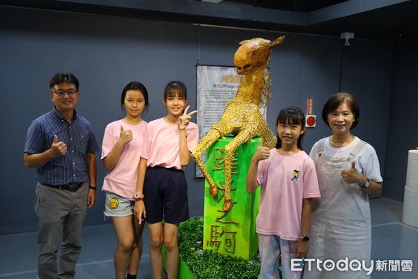 ▲2026台南市兒童藝術教育節「藝起賞」系列展覽於新營文化中心登場，展現六校跨域共創成果。（記者林東良翻攝，下同）