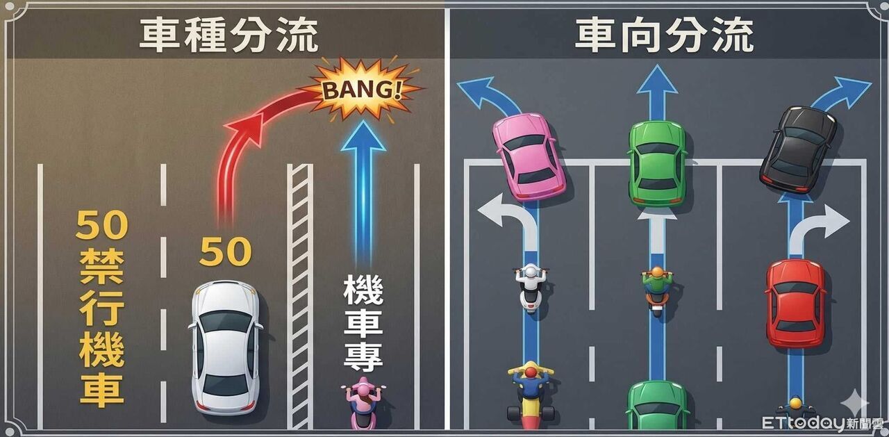 交通部反對「開放機車直接左轉」 路權團體:應回歸車向分流