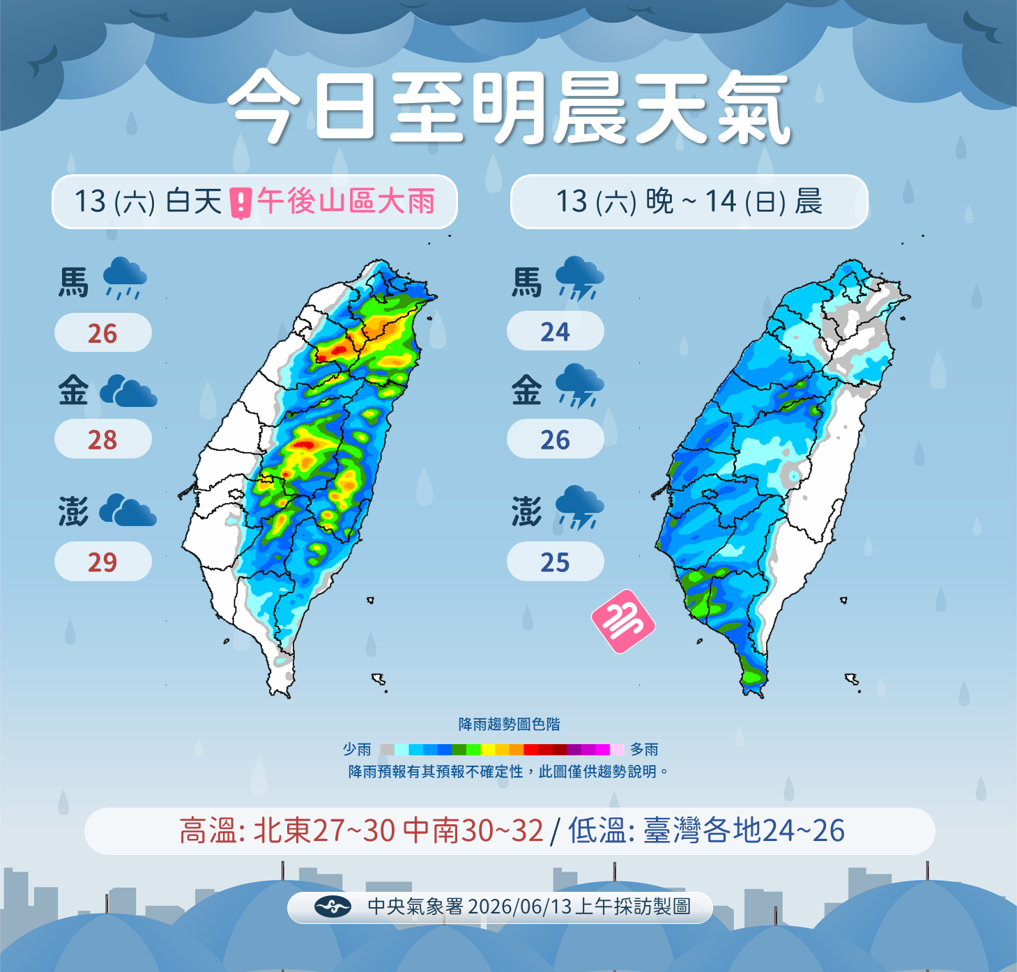 ▲▼天氣。（圖／氣象署提供）
