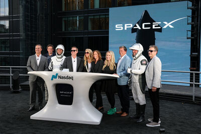 SpaceX勁揚19.22%、收160.95美元 成全球第六大公司