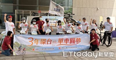 迎戰命運逆風勇敢環島　台中三葉草車隊帶6弱勢童挑戰自我