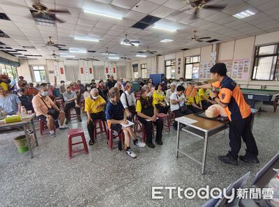 南消一大隊前進白河宣導防災　守護高齡長者居家安全