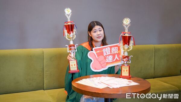 ▲崑山科技大學環境工程研究所港生林曉晴跨域學習成果亮眼，錄取國立成功大學環境工程研究所博士班。（記者林東良翻攝，下同）