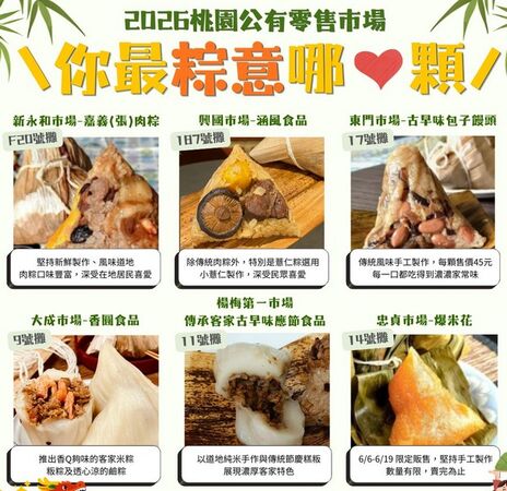 ▲桃園市場人氣粽推薦一次看
