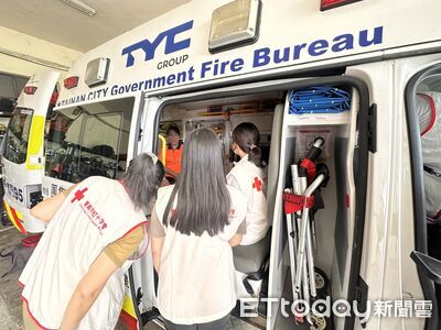 紅十字會防災大隊參訪南消南門分隊　深化救災救護實務知能