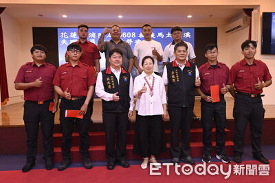 16小時搶命！馬太鞍溪工地主任獲救　徐榛蔚表揚救難英雄
