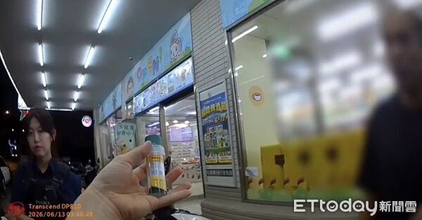 ▲邱姓男子駕車行跡鬼祟，攔查後發現毒駕。（圖／平鎮警分局提供）