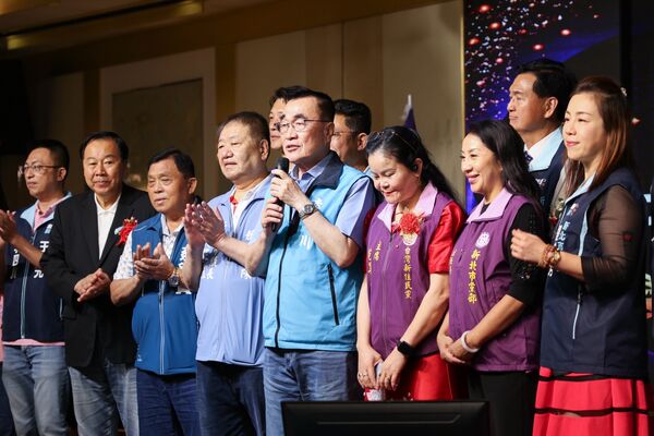 ▲國民黨新北市長參選人李四川出席台灣新住民黨新北市黨部成立大會。（圖／李四川競辦提供）