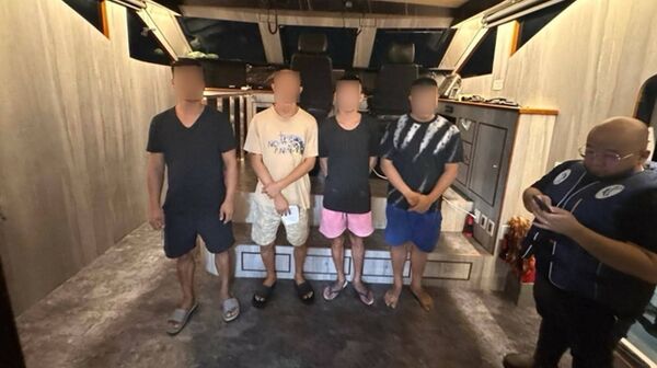 ▲▼菲律賓查「遊艇亂丟垃圾」逮4台人　其中2人詐騙販毒在台被通緝。（圖／翻攝X@coastguardph）