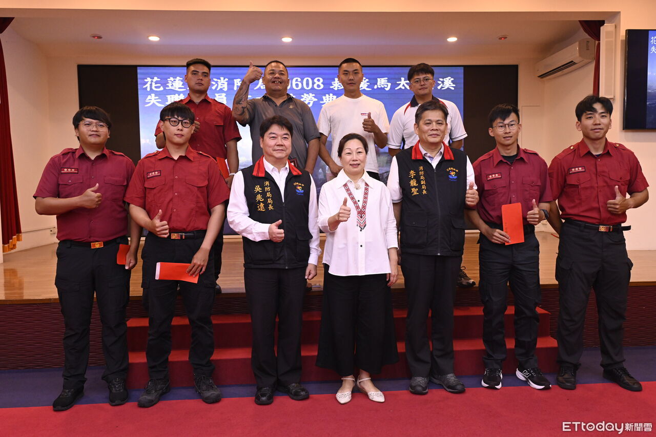 16小時搶命!馬太鞍溪工地主任獲救 徐榛蔚表揚救難英雄 | ETtoday社會新聞 | ETtoday新聞雲